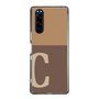 Slim Protection Case［ Original - initial two tone - C brown ］