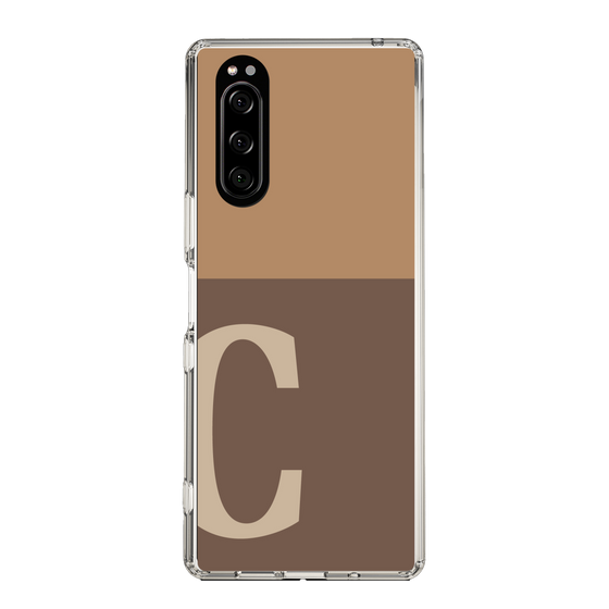 Slim Protection Case［ Original - initial two tone - C brown ］