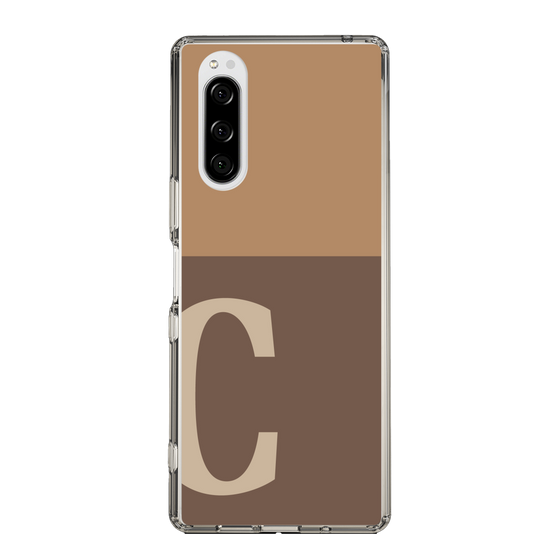 Slim Protection Case［ Original - initial two tone - C brown ］