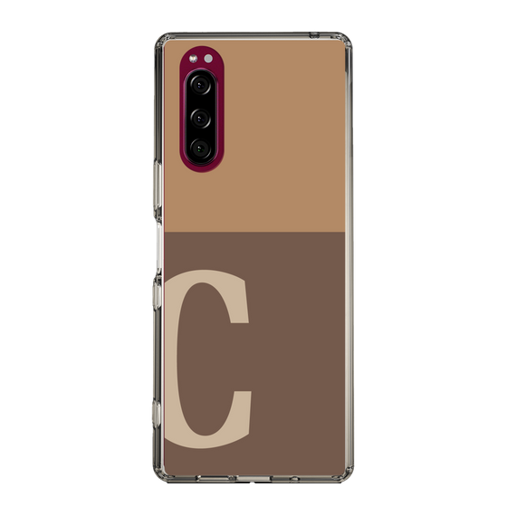 Slim Protection Case［ Original - initial two tone - C brown ］