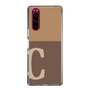 Slim Protection Case［ Original - initial two tone - C brown ］