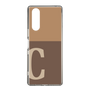 Slim Protection Case［ Original - initial two tone - C brown ］
