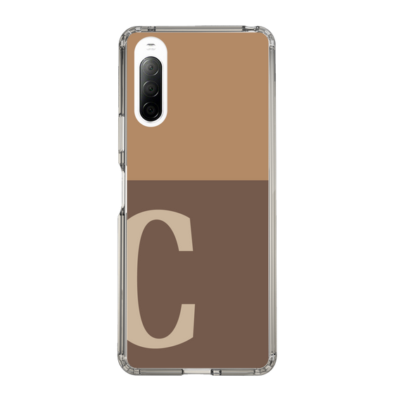 Slim Protection Case［ Original - initial two tone - C brown ］