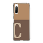 Slim Protection Case［ Original - initial two tone - C brown ］