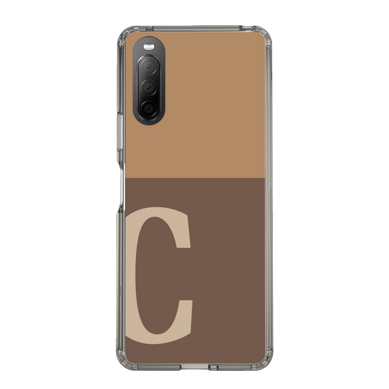 Slim Protection Case［ Original - initial two tone - C brown ］
