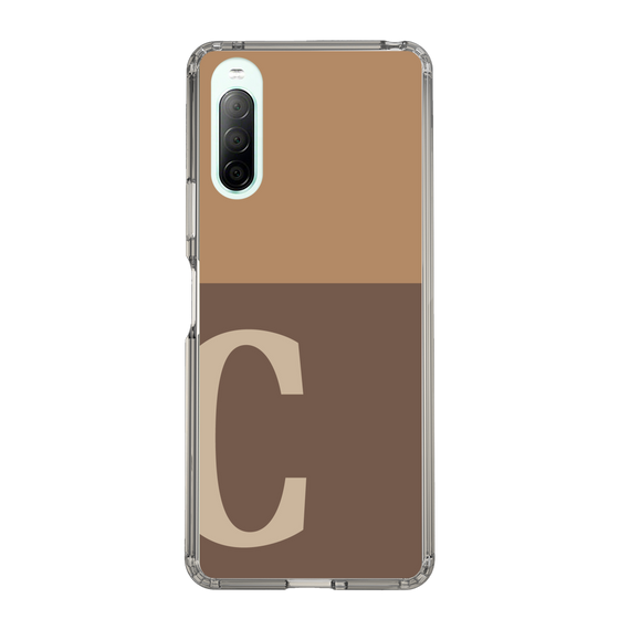 Slim Protection Case［ Original - initial two tone - C brown ］
