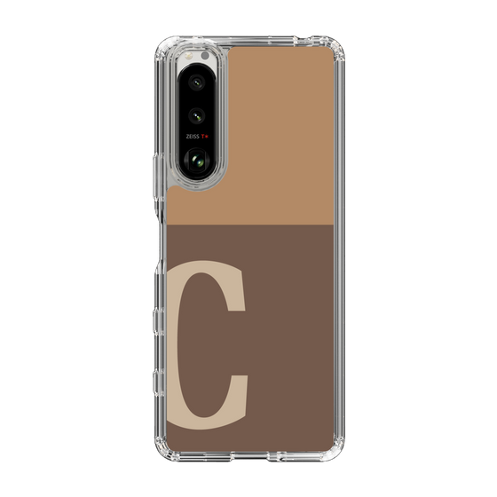 Slim Protection Case［ Original - initial two tone - C brown ］