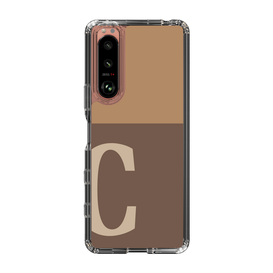 Slim Protection Case［ Original - initial two tone - C brown ］