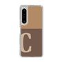 Slim Protection Case［ Original - initial two tone - C brown ］