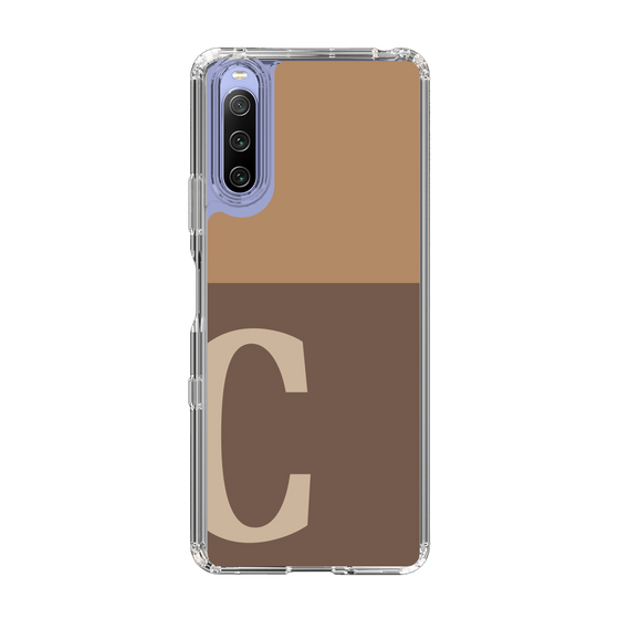Slim Protection Case［ Original - initial two tone - C brown ］