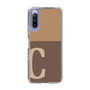 Slim Protection Case［ Original - initial two tone - C brown ］