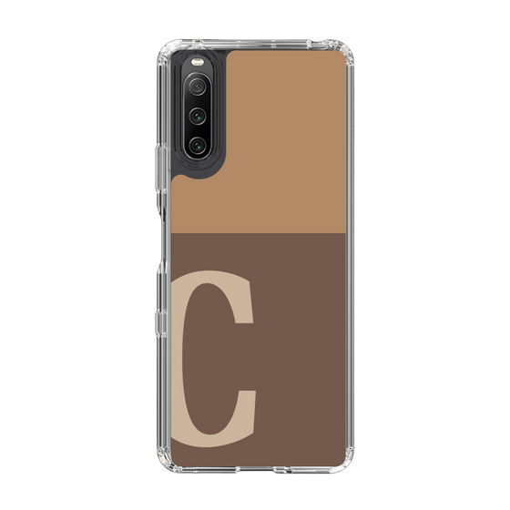Slim Protection Case［ Original - initial two tone - C brown ］