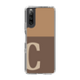 Slim Protection Case［ Original - initial two tone - C brown ］