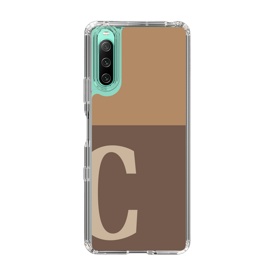 Slim Protection Case［ Original - initial two tone - C brown ］