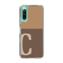 Slim Protection Case［ Original - initial two tone - C brown ］