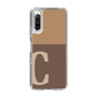 Slim Protection Case［ Original - initial two tone - C brown ］