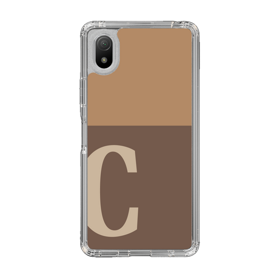 Slim Protection Case［ Original - initial two tone - C brown ］