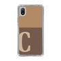 Slim Protection Case［ Original - initial two tone - C brown ］
