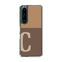Slim Protection Case［ Original - initial two tone - C brown ］