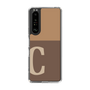 Slim Protection Case［ Original - initial two tone - C brown ］