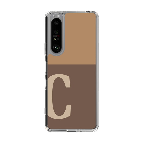 Slim Protection Case［ Original - initial two tone - C brown ］