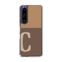 Slim Protection Case［ Original - initial two tone - C brown ］