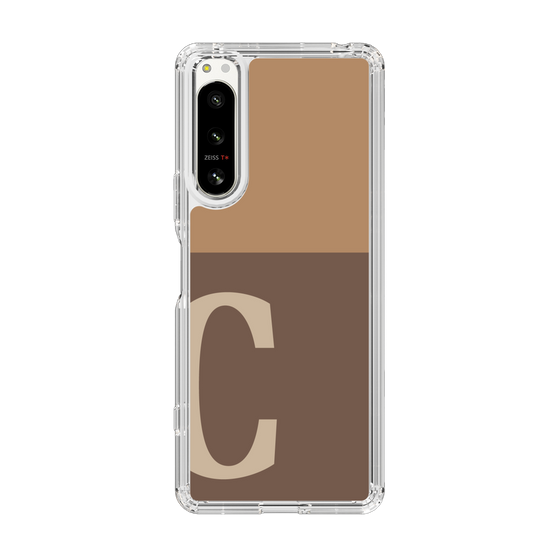 Slim Protection Case［ Original - initial two tone - C brown ］