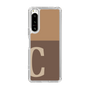 Slim Protection Case［ Original - initial two tone - C brown ］