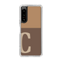Slim Protection Case［ Original - initial two tone - C brown ］