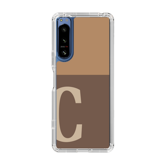 Slim Protection Case［ Original - initial two tone - C brown ］