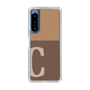 Slim Protection Case［ Original - initial two tone - C brown ］