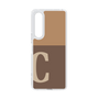 Slim Protection Case［ Original - initial two tone - C brown ］