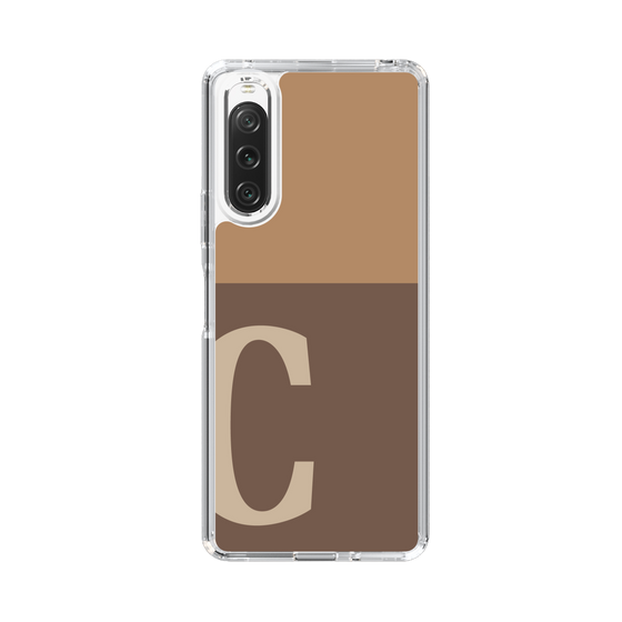 Slim Protection Case［ Original - initial two tone - C brown ］