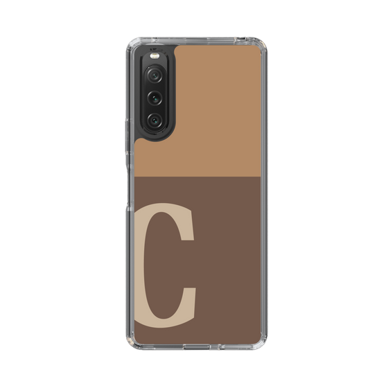 Slim Protection Case［ Original - initial two tone - C brown ］