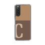 Slim Protection Case［ Original - initial two tone - C brown ］