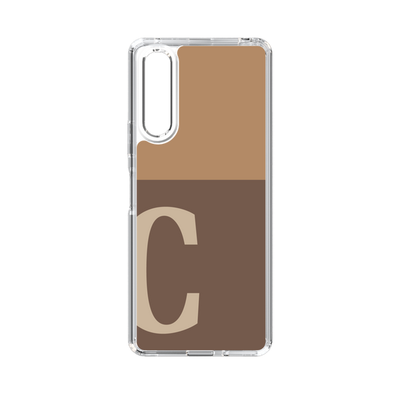Slim Protection Case［ Original - initial two tone - C brown ］