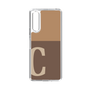 Slim Protection Case［ Original - initial two tone - C brown ］
