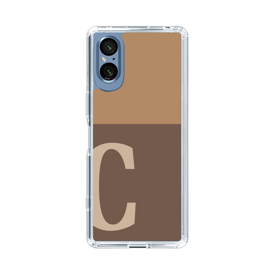 Slim Protection Case［ Original - initial two tone - C brown ］