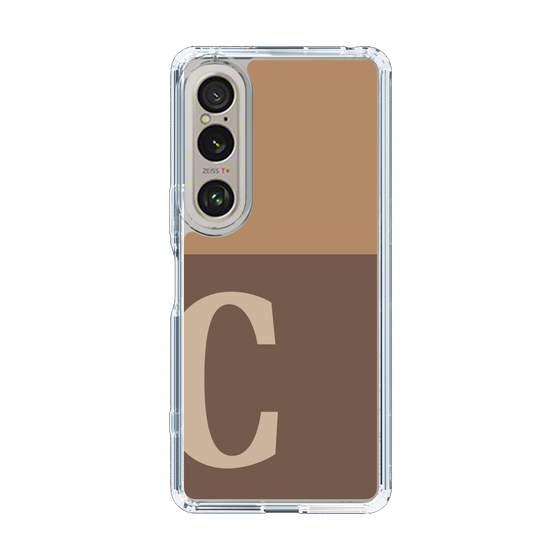 Slim Protection Case［ Original - initial two tone - C brown ］
