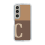 Slim Protection Case［ Original - initial two tone - C brown ］