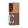 Slim Protection Case［ Original - initial two tone - C brown ］