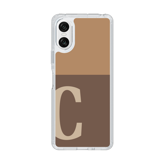 Slim Protection Case［ Original - initial two tone - C brown ］
