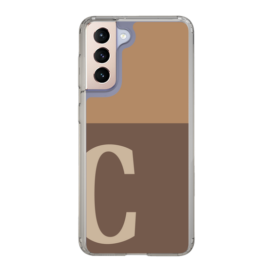 Slim Protection Case［ Original - initial two tone - C brown ］