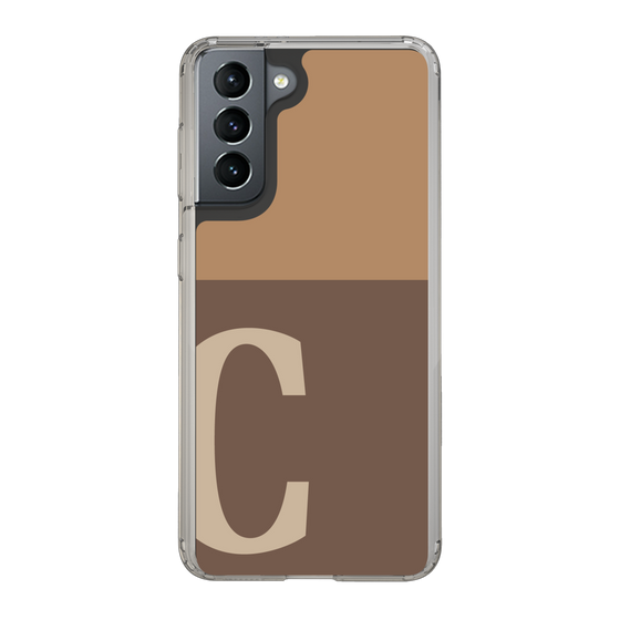 Slim Protection Case［ Original - initial two tone - C brown ］