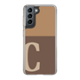 Slim Protection Case［ Original - initial two tone - C brown ］