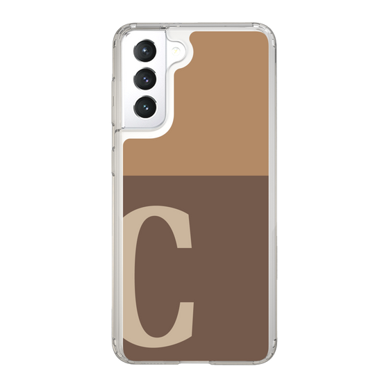Slim Protection Case［ Original - initial two tone - C brown ］