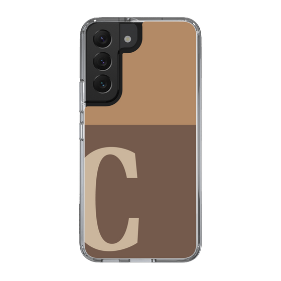 Slim Protection Case［ Original - initial two tone - C brown ］