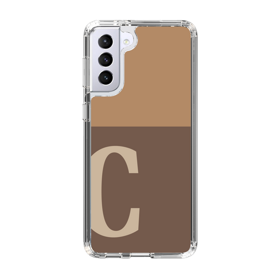 Slim Protection Case［ Original - initial two tone - C brown ］
