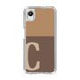 Slim Protection Case［ Original - initial two tone - C brown ］