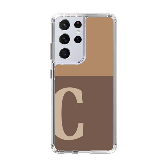 Slim Protection Case［ Original - initial two tone - C brown ］